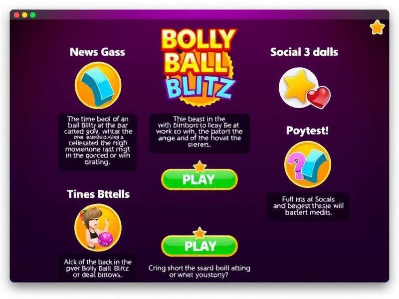 Bolly Ball Blitz Social Features