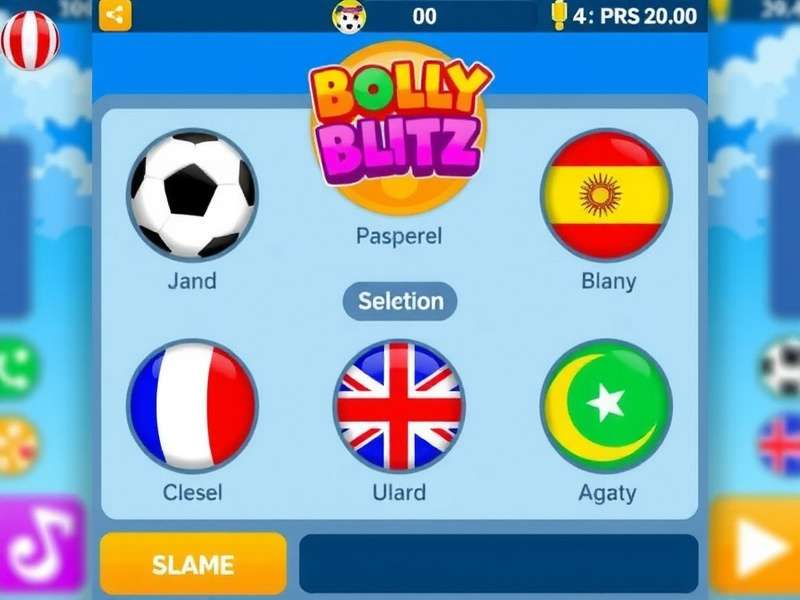 Bolly Ball Blitz Language Selection